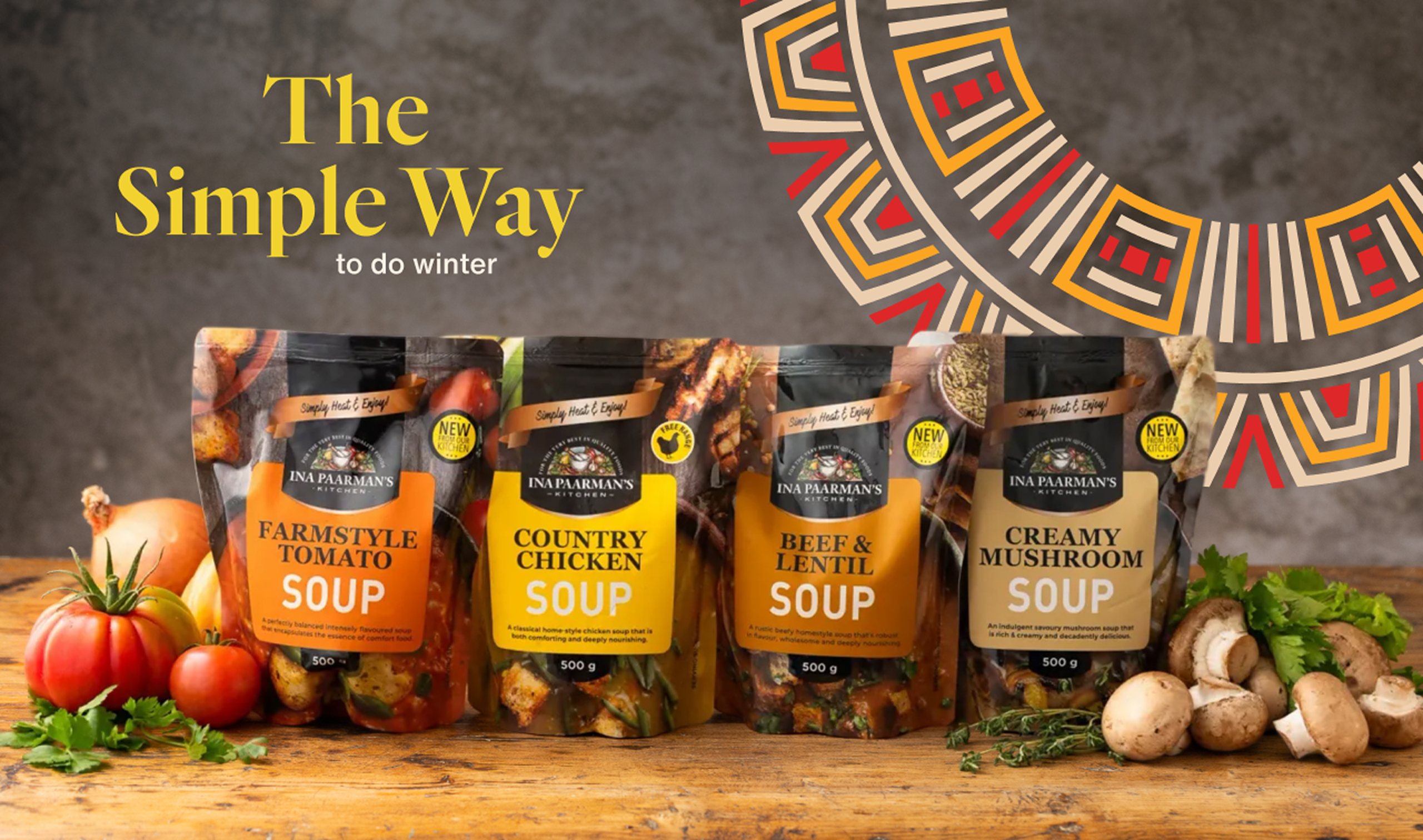 The simple way to do winter with the soup products