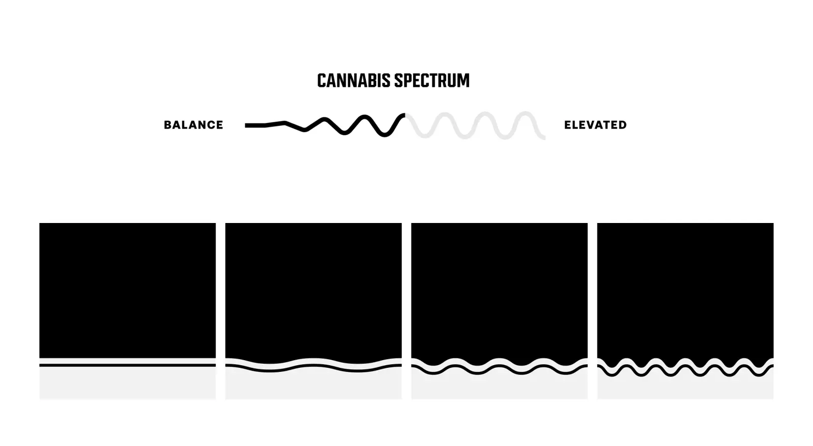 Design system visualizing the intensity and experience of each Koi product
