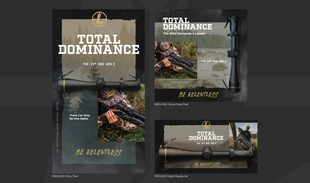 Leupold Paid Media Creative Design