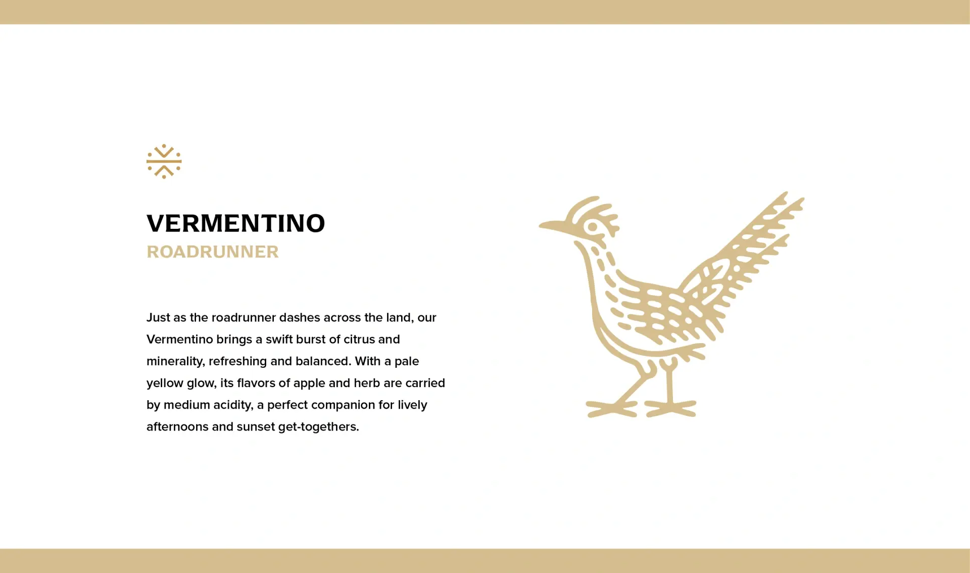 Pamec Vermentino wine tasting notes design