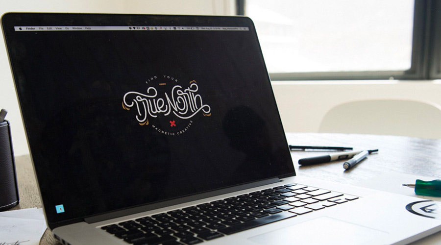 hand lettered logo design